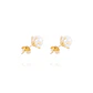 Aros de Oro 18kt PC Perla 6 Grifas 6,0mm - Miniatura 3