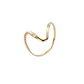 Anillo Oro Miel 18kt Ola Contemporánea - Miniatura 1