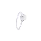 Anillo Oro Blanco 18kt Diamantes 5 Pts y Perla 7mm - Miniatura 3