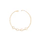 Pulsera de Oro 18kt Cuatro corazones con Circonita - Miniatura 1