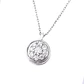 Collar de Oro 18kt con Diamantes de 10 Pts Totales Corte Brillante SI/H - Miniatura 2