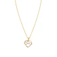 Colgante de Oro 14kt Corazón Circonitas Entrelazados - Miniatura 3