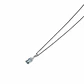 Colgante Oro Blanco 18kt Circonita-Aguamarina - Miniatura 2