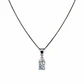 Colgante Oro Blanco 18kt Circonita-Aguamarina - Miniatura 3