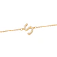 Pulsera de Oro Amarillo 18kt Letras S con Diamantes 7Pts - Miniatura 2