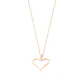 Colgante de oro 18kt Corazón Calado - Miniatura 3