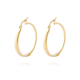 Aros de Oro 18kt Modelo Argollas Grandes