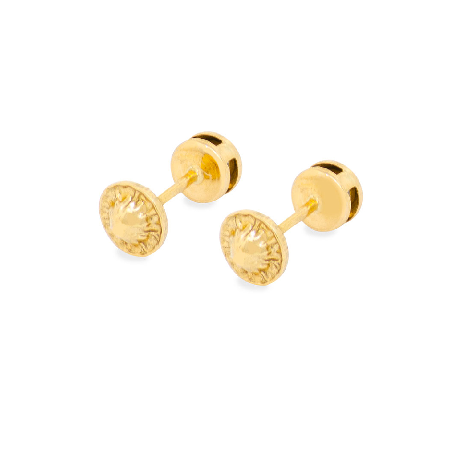 Aros de Oro 18kt Punto De Luz con Circonita 3,0 mm 3