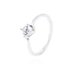 Anillo Plata Esterlina Solitario Cuatro Grifas y Circonita - Miniatura 1