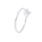 Anillo Plata Esterlina Solitario Cuatro Grifas y Circonita - Miniatura 3