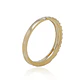 Anillo Compromiso de Oro 18Kt Circonita 1/2 Cintillo - Miniatura 2
