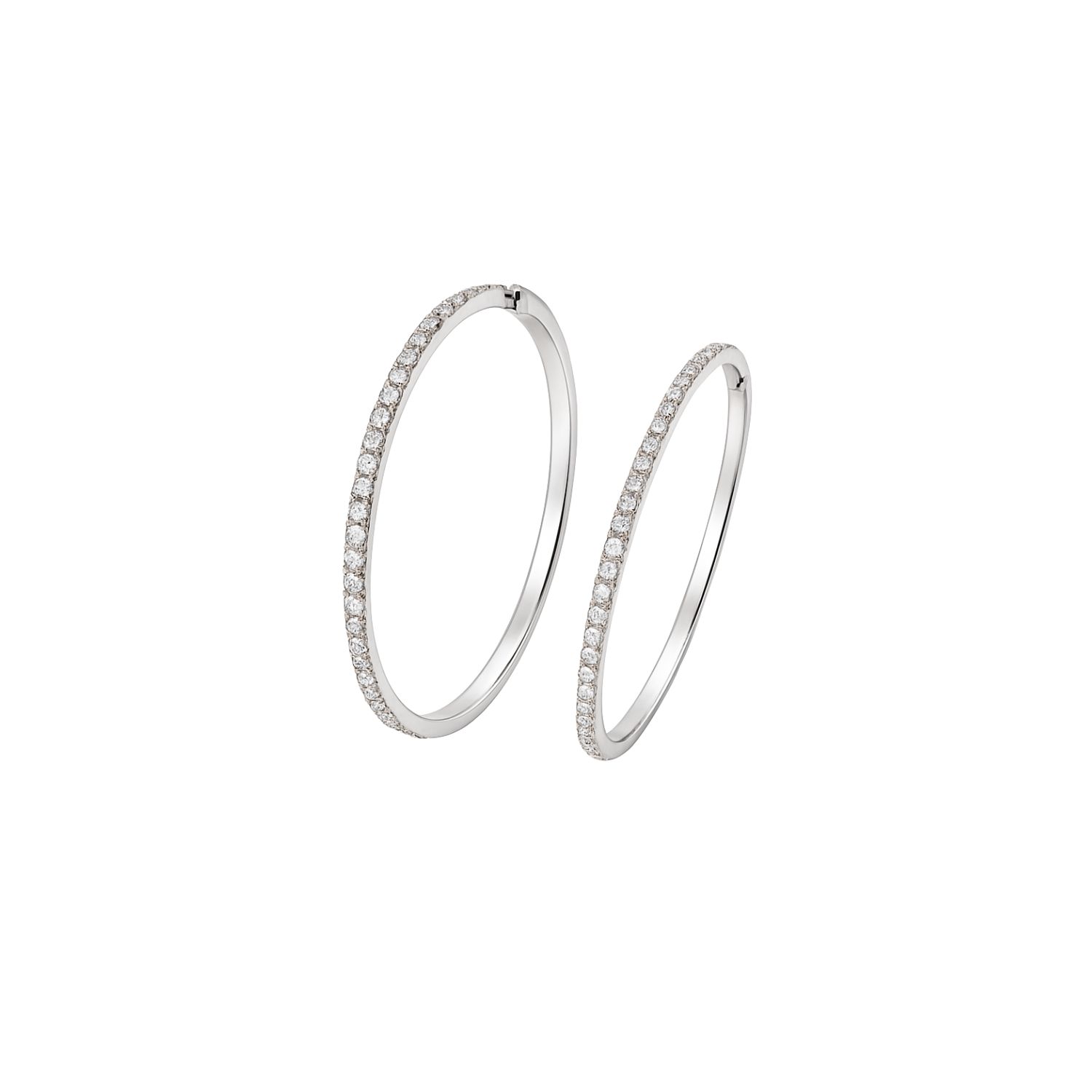 Aros de Oro 18kt con Diamantes Argollas 1,27 Qts Total SI/H Corte Brillante - By Danielle Costantini 3