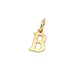Colgante Inicial B Distinción Oro Miel 18kt - Miniatura 1
