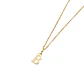 Colgante Inicial B Distinción Oro Miel 18kt - Miniatura 3