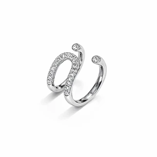 Anillo Oro Blanco 18kt Diamantes 83 Pts