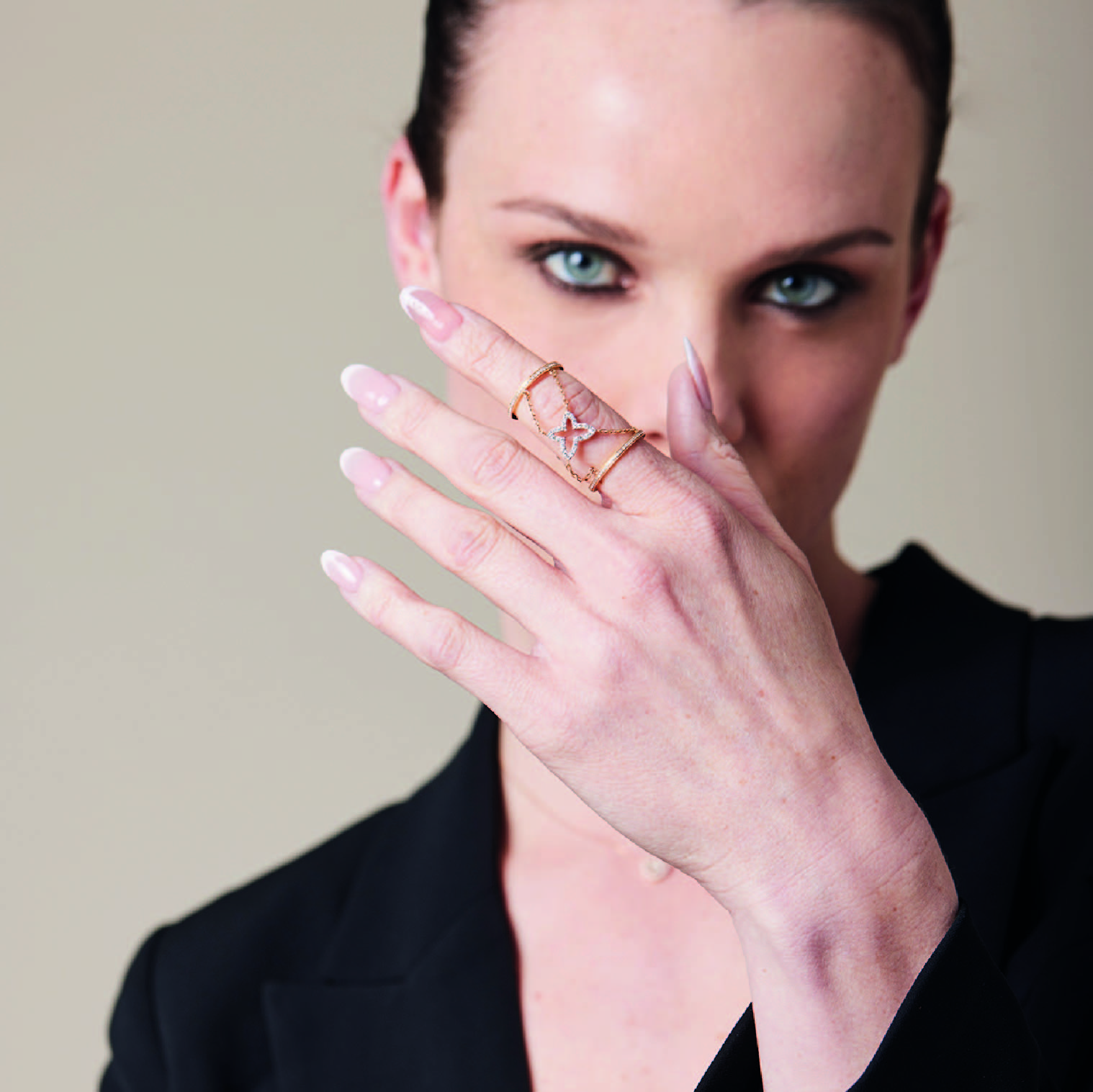 Anillo Oro Amarillo 18kt Diamantes 40 Pts | Danielle Costantini 4