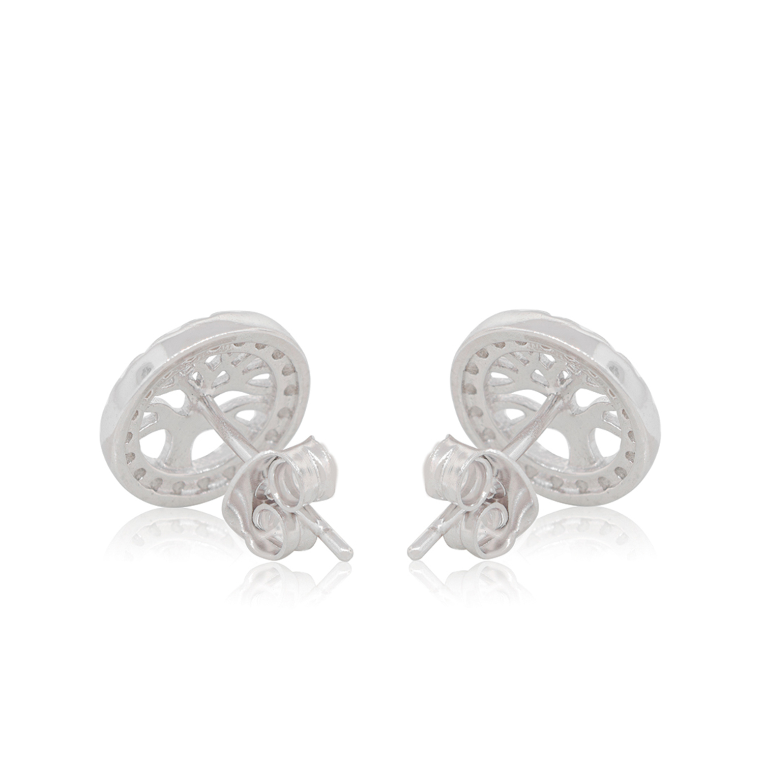 Aros de Plata Esterlina 925 Arbol de la Vida 2