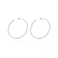 Aros de Plata Esterlina 925 Argollas Torcidas 45mm - Miniatura 2