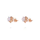 Aros Oro Miel de 18kt Circonita - Miniatura 1