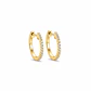 Aros Oro Amarillo 18kt Diamantes 9Pts Argollas - Miniatura 2