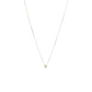 Diamante Collar de Oro Blanco 18kt Punto de Luz 6 Pts Totales Corte Brillante SI/H - Miniatura 1