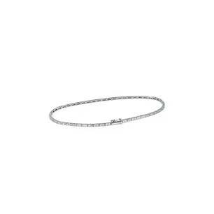 Pulsera Oro Blanco 18kt Diamantes 1,0 Qts
