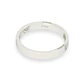 Argolla Matrimonio de Platino Tubo Ferrada de 3,5mm - Miniatura 2