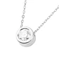 Collar Oro Blanco 18kt Diamantes de 8 Pts Punto de Luz - Miniatura 2