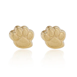 Aros de Oro 18 kt Garrita de Oso