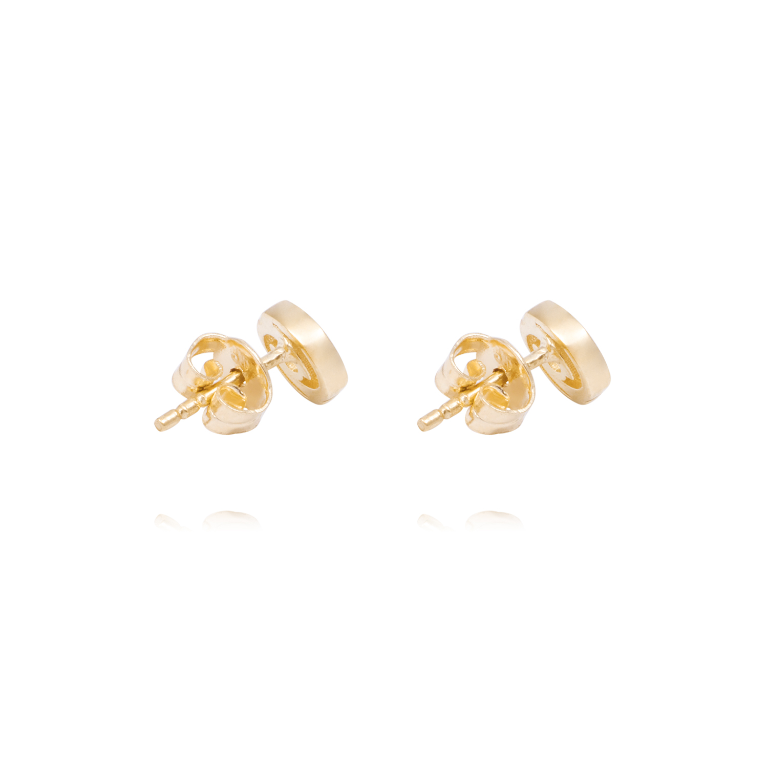 Aros de Oro de 18kt Circonitas en espiral 3