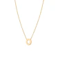 Collar de Oro 18kt Letra O - Miniatura 2