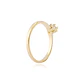 Anillo Compromiso de Oro 14kt Solitario Circonita 6 Grifas - Miniatura 3