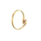 Anillo Oro Miel 18kt Ondas con Amatista - Miniatura 2