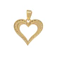 Colgante de Oro 18kt Corazon en Punta - Miniatura 2