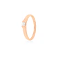 Anillo Compromiso Oro Rosado 18kt  Nantes 1x14ptos Diamante - Miniatura 1