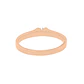 Anillo Compromiso Oro Rosado 18kt  Nantes 1x14ptos Diamante - Miniatura 4