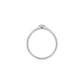 Anillo Oro Blanco 18kt Diamantes 9Pts Roseta - Miniatura 2