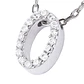 Collar de Plata Esterlina 925 Letra O - Miniatura 3