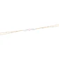 Pulsera Oro Bicolor 18kt Doble Cadena Corazón y Alas - Miniatura 3