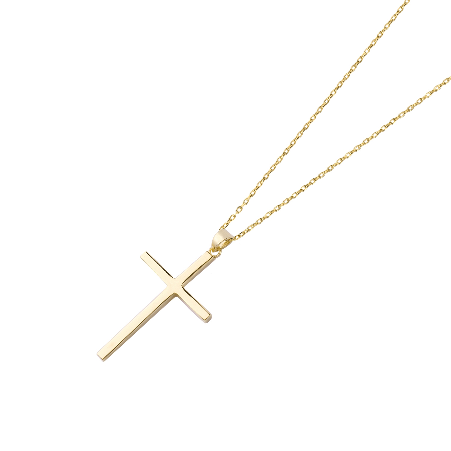 Colgante de Oro 14kt Cruz Grande 2