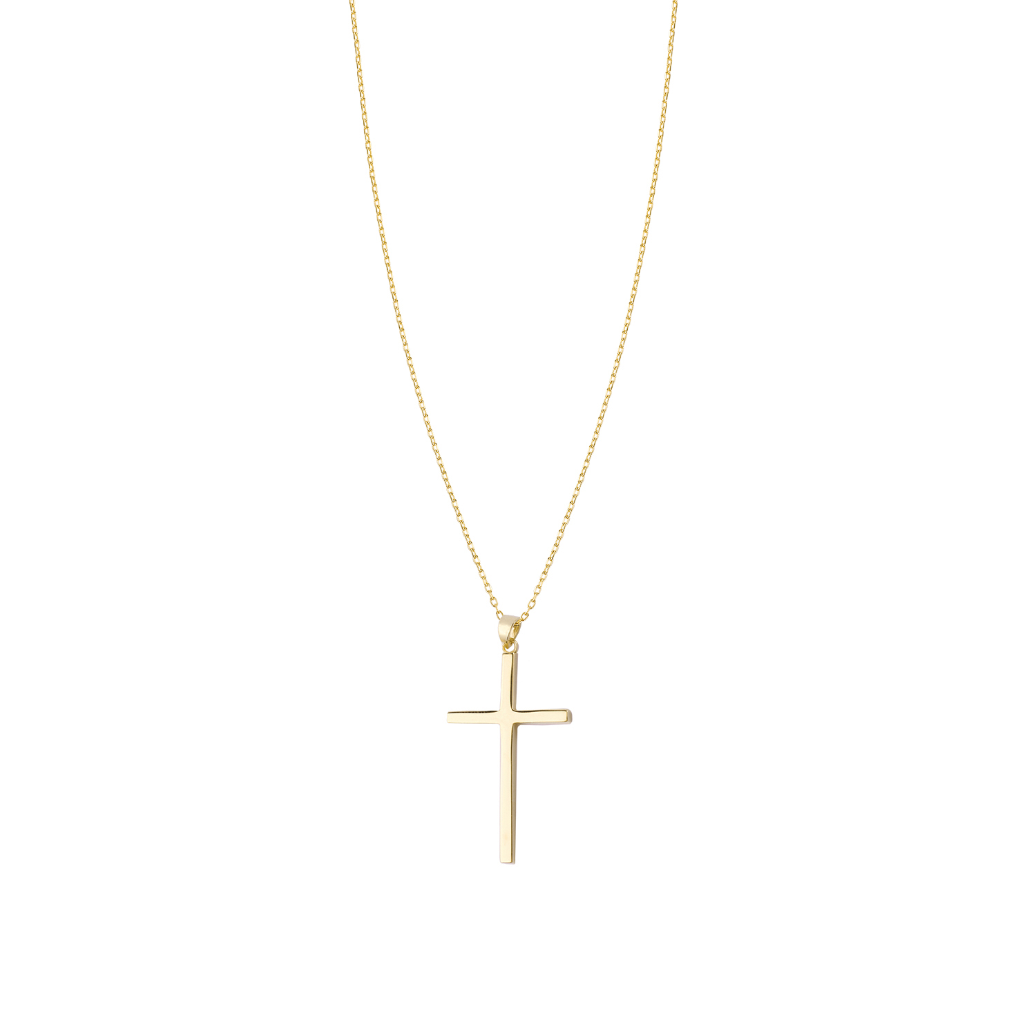 Colgante de Oro 14kt Cruz Grande 3