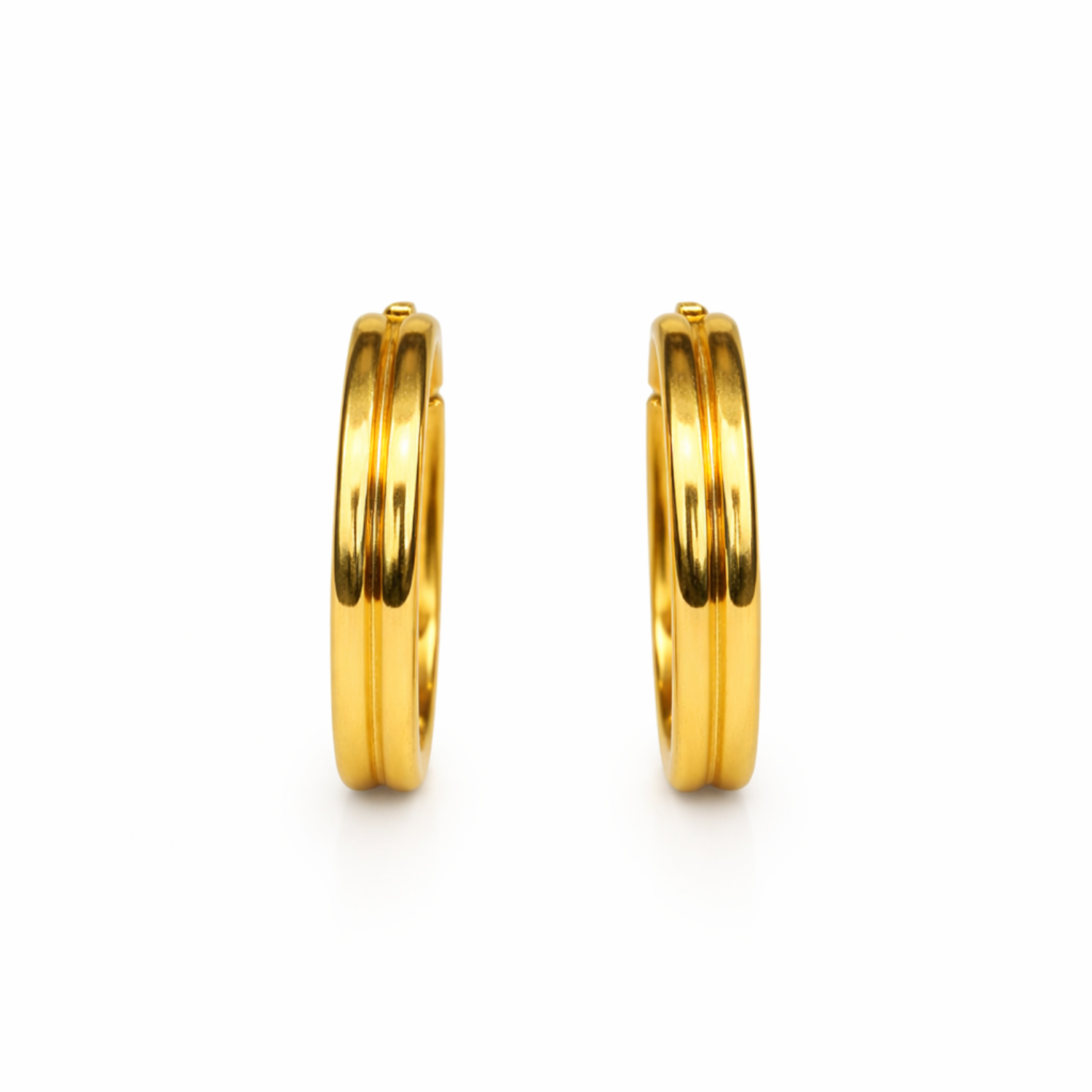 Aros Oro Amarillo 18kt Argollas 1