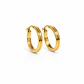 Aros Oro Amarillo 18kt Argollas - Miniatura 2