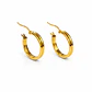 Aros Oro Amarillo 18kt Argollas - Miniatura 3