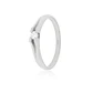 Anillo Compromiso Platino 950  Milán 1x10ptos Diamante - Miniatura 1