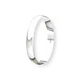 Argolla Matrimonio de Oro Blanco 18kt Inglés Alejandrina de 3,0mm - Miniatura 1