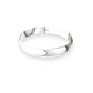 Argolla Matrimonio de Oro Blanco 18kt Inglés Alejandrina de 3,0mm - Miniatura 2