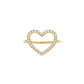 Anillo Oro Amarillo 14kt Circonita Corazón - Miniatura 3