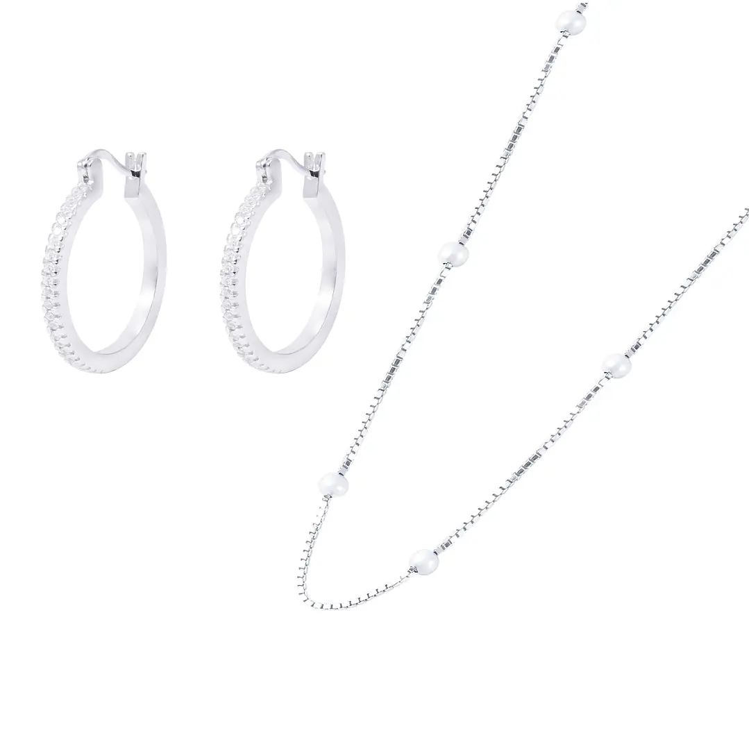 Conjunto Lazos con Brillo 1