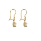 Aros Oro Miel 18kt Colgante con Circon 5x7mm - Miniatura 3